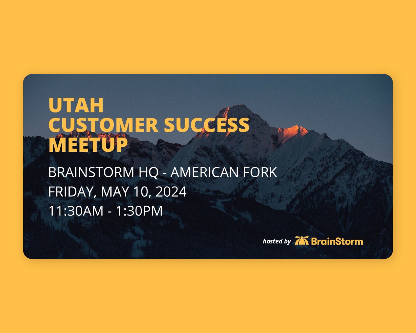 Utah Customer Success Meetup 2024