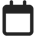 Blank calendar icon.