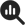 Magnifying glass with a three-variable vertical bar graph in its lens.