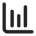 An icon of a line chart.