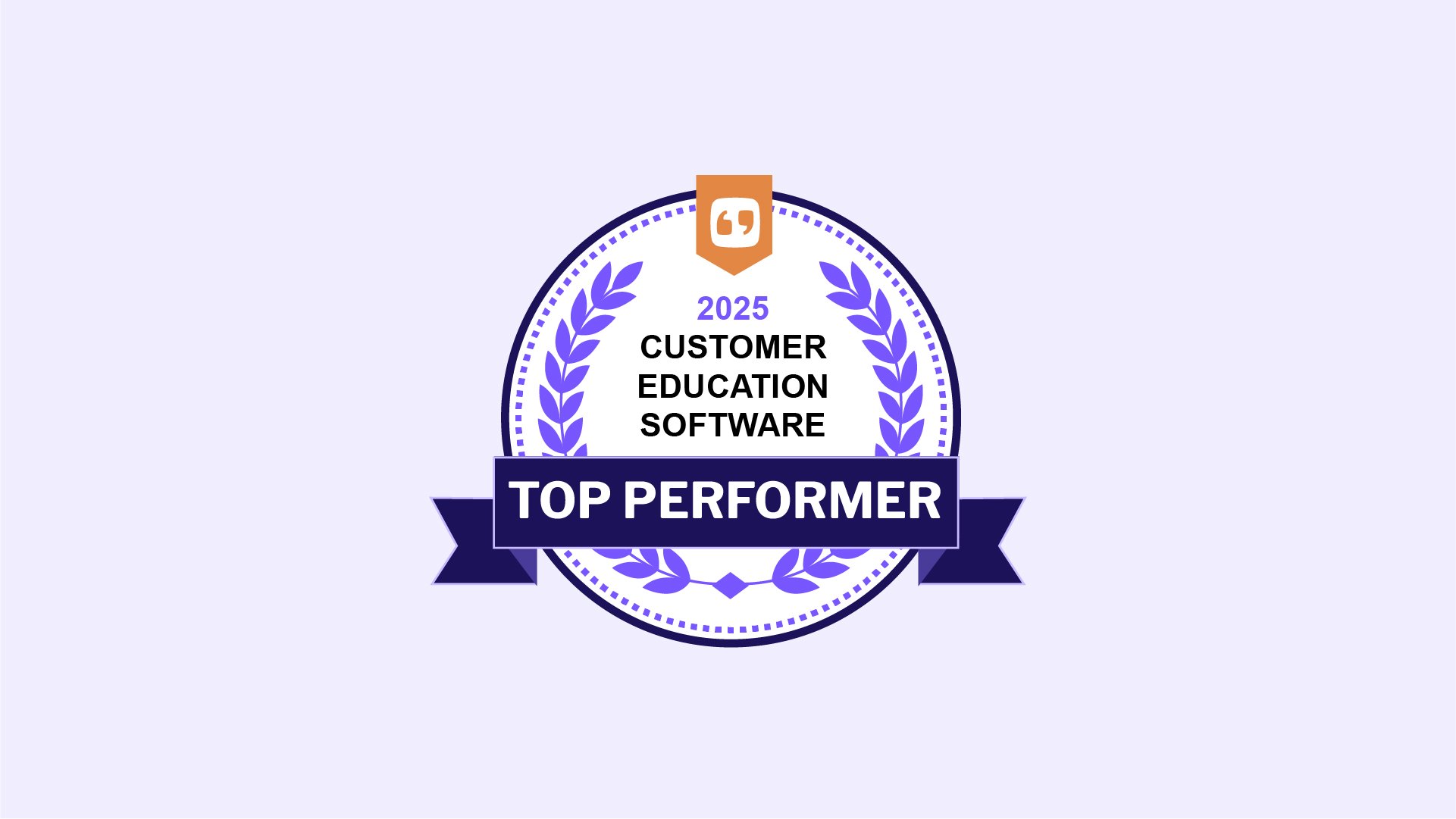 BrainStorm named a 2025 Top Performer in Customer Education software by FeaturedCustomers