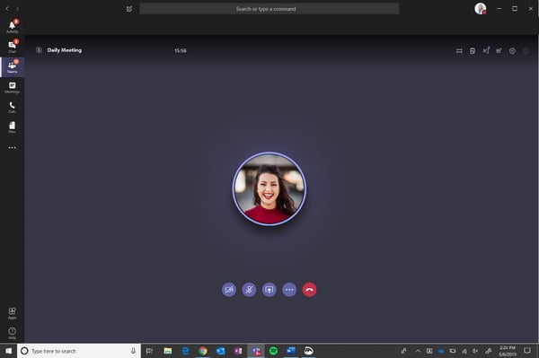 meetings in Microsoft Teams