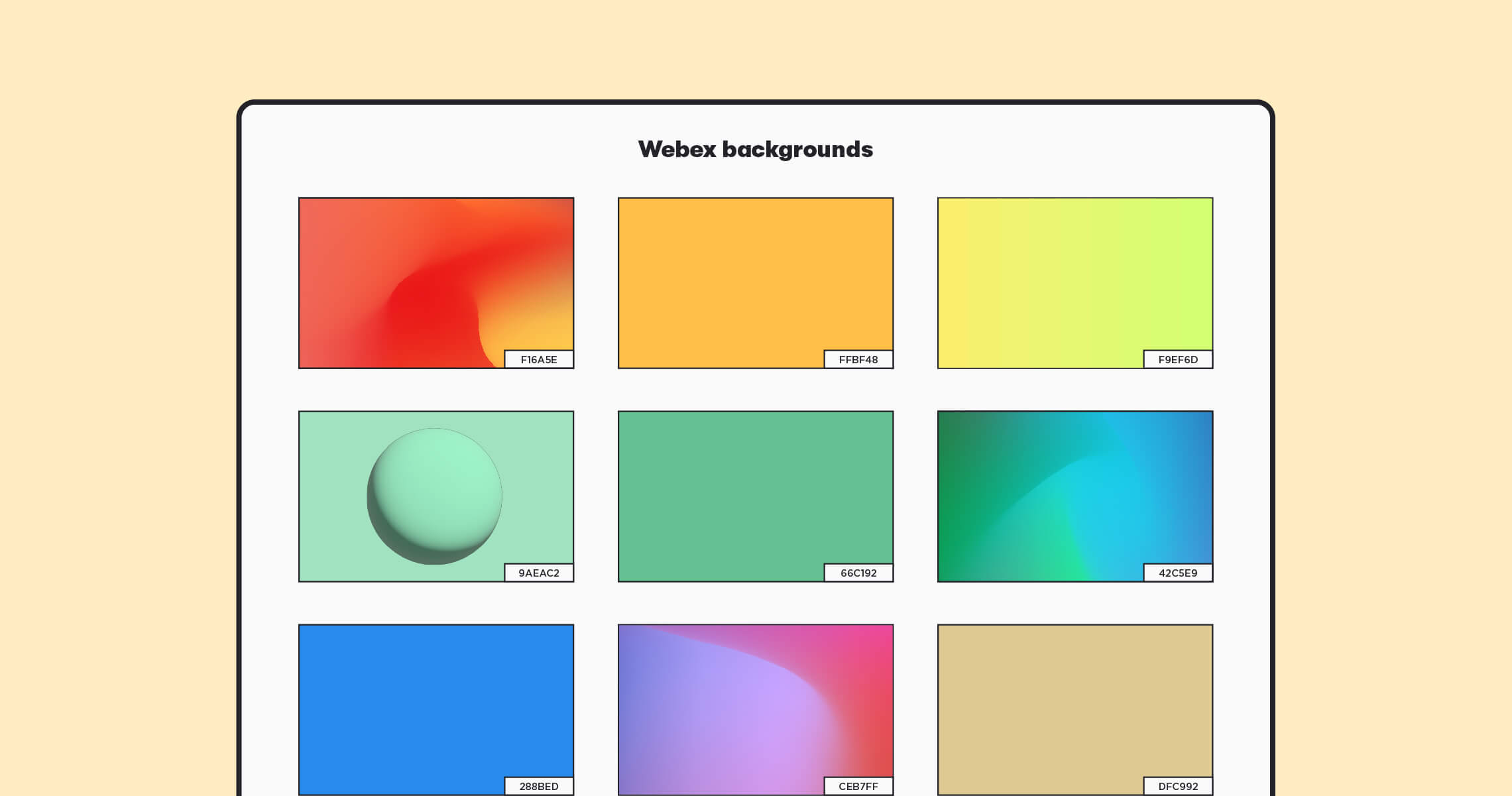 When and how to use a ex background