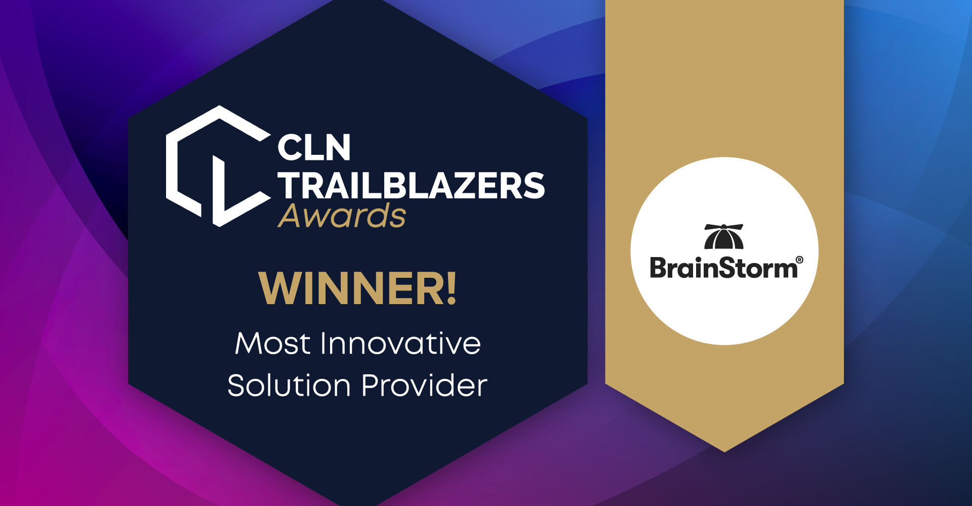BrainStorm wins CLN Trailblazer Award for Most Innovative Solution Provider